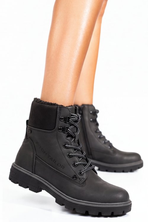 Tom tailor, ghete negre 0s77904