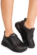 PANTOFI SPORT NEGRI PIELE NATURALA 4S77021