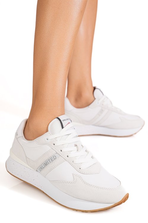 Pantofi sport albi piele naturala 1s7723710