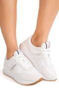 PANTOFI SPORT ALBI PIELE NATURALA 1S7723710