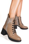 BOTINE BEJ PIELE NATURALA APCK5800