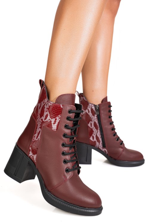 Ghete visinii piele naturala apck5800