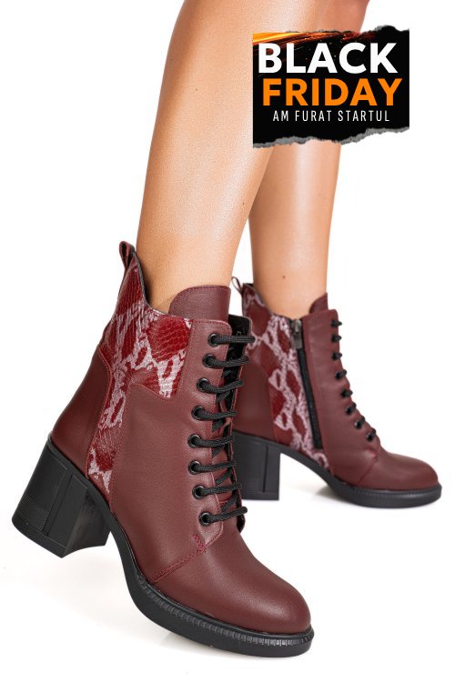 Ghete visinii piele naturala apck5800