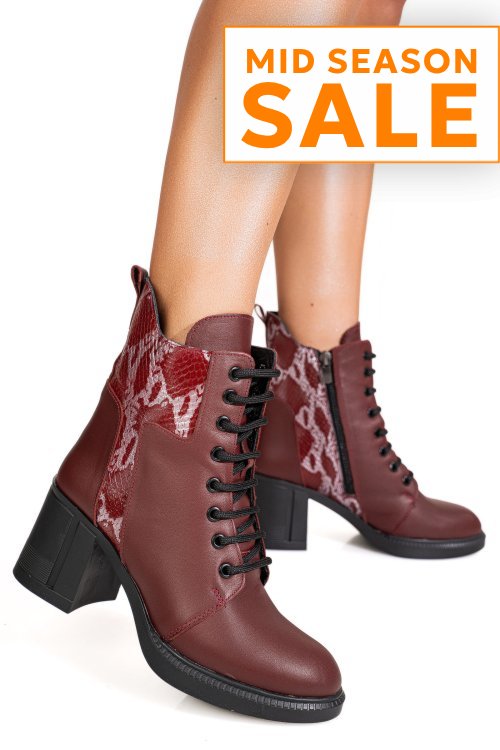 Ghete visinii piele naturala apck5800