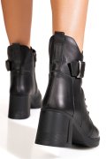 GHETE NEGRE PIELE NATURALA APCK7600