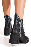 GHETE NEGRE PIELE NATURALA APCK5800