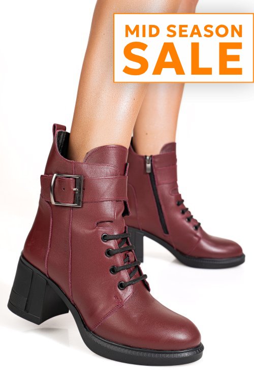Ghete visinii piele naturala apck7600