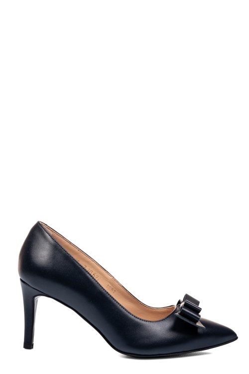 Pantofi dama guban piele naturala bleumarin 1s77257