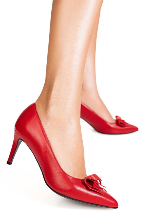 Pantofi dama guban rosii piele naturala 1s77341