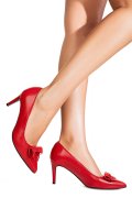 PANTOFI DAMA GUBAN ROSII PIELE NATURALA 1S77341