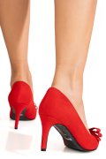 PANTOFI DAMA GUBAN ROSII PIELE NATURALA INTOARSA 1S77257