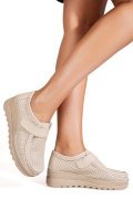 MOCASINI BEJ PIELE NATURALA MSPM220