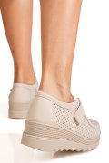 MOCASINI BEJ PIELE NATURALA MSPM220