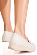 MOCASINI BEJ PIELE NATURALA QSPL783