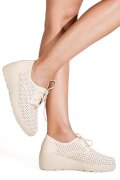 PANTOFI BEJ PIELE NATURALA ASPN3128