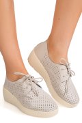 PANTOFI GRI PIELE NATURALA ASPN3128
