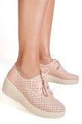 PANTOFI ROZ PIELE NATURALA ASPN3128