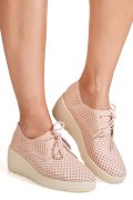 PANTOFI ROZ PIELE NATURALA ASPN3128