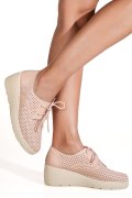 PANTOFI ROZ PIELE NATURALA ASPN3128