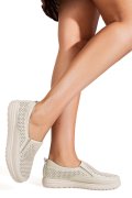 MOCASINI BEJ PIELE NATURALA 1SP26010