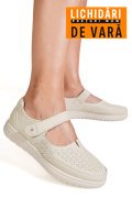 MOCASINI BEJ PIELE NATURALA 1SP2609
