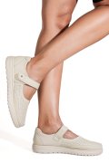 MOCASINI BEJ PIELE NATURALA 1SP2609