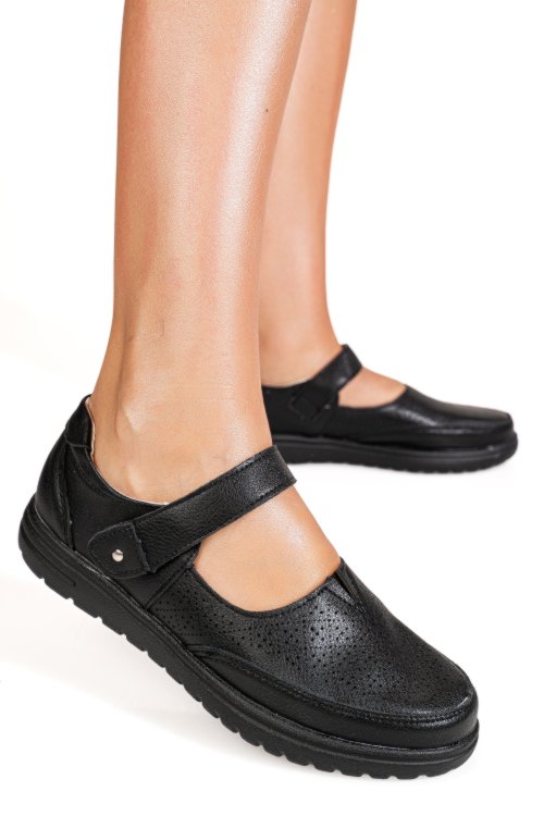 Mocasini negri piele naturala 1sp2609