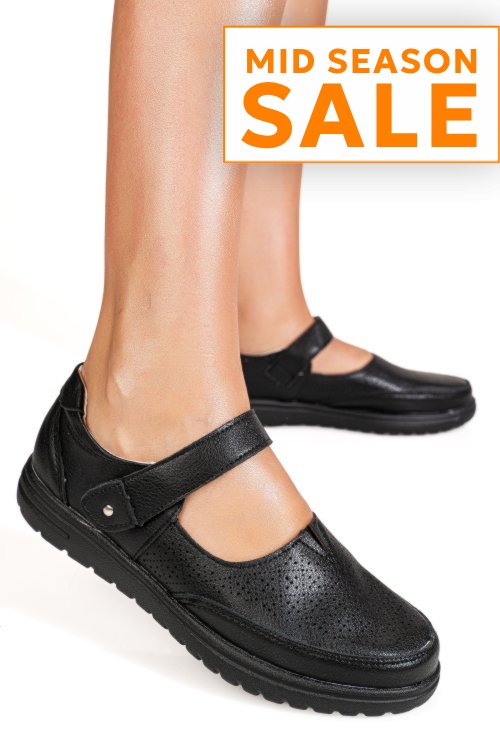 Mocasini negri piele naturala 1sp2609