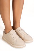 PANTOFI SPORT BEJ PIELE NATURALA GPC033