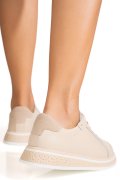 PANTOFI SPORT BEJ PIELE NATURALA GPC033