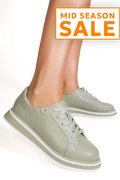 PANTOFI SPORT OLIVE PIELE NATURALA GPC033