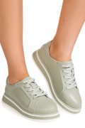 PANTOFI SPORT OLIVE PIELE NATURALA GPC033