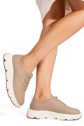 PANTOFI SPORT KHAKI PIELE NATURALA FPC002534