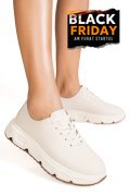 PANTOFI SPORT BEJ PIELE NATURALA FPC002534