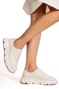 PANTOFI SPORT BEJ PIELE NATURALA FPC002534