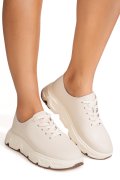 PANTOFI SPORT BEJ PIELE NATURALA FPC002534