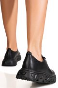 PANTOFI SPORT NEGRI PIELE NATURALA FPC002534