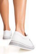PANTOFI ALBI PIELE NATURALA TPC6099