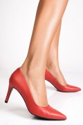 PANTOFI DAMA GUBAN ROSII PIELE NATURALA 1S77218