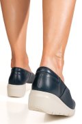 MOCASINI ALBASTRI PIELE NATURALA WS77A01BX