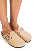 PAPUCI BEJ PIELE NATURALA INTOARSA 1278-8227