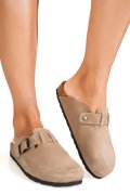 PAPUCI TAUPE PIELE NATURALA INTOARSA 1278-8227