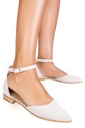 BALERINI CREM PIELE NATURALA INTOARSA 3S7753