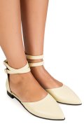 BALERINI GALBENI PIELE NATURALA 3S7740