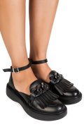 PANTOFI NEGRI PIELE NATURALA 4S7718