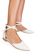 BALERINI ALBI PIELE NATURALA 3S7740