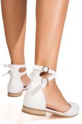 BALERINI ALBI PIELE NATURALA 3S7740