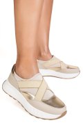 PANTOFI SPORT AURII PIELE NATURALA FSP001-942