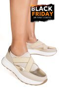 PANTOFI SPORT AURII PIELE NATURALA FSP001-942