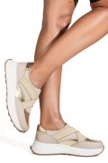 PANTOFI SPORT AURII PIELE NATURALA FSP001-942